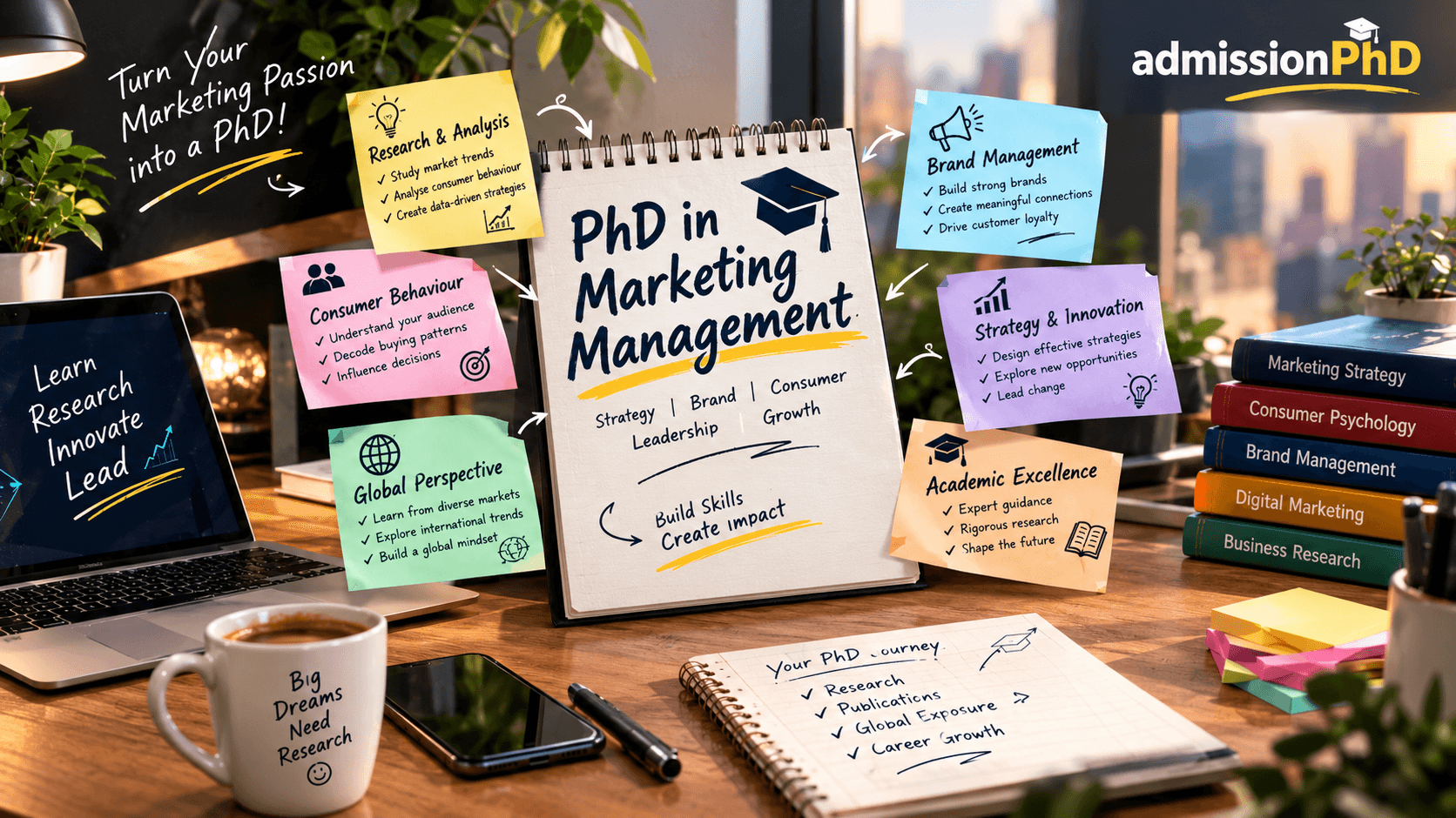 PhD in Marketing Management: Complete Admission & Research Roadmap