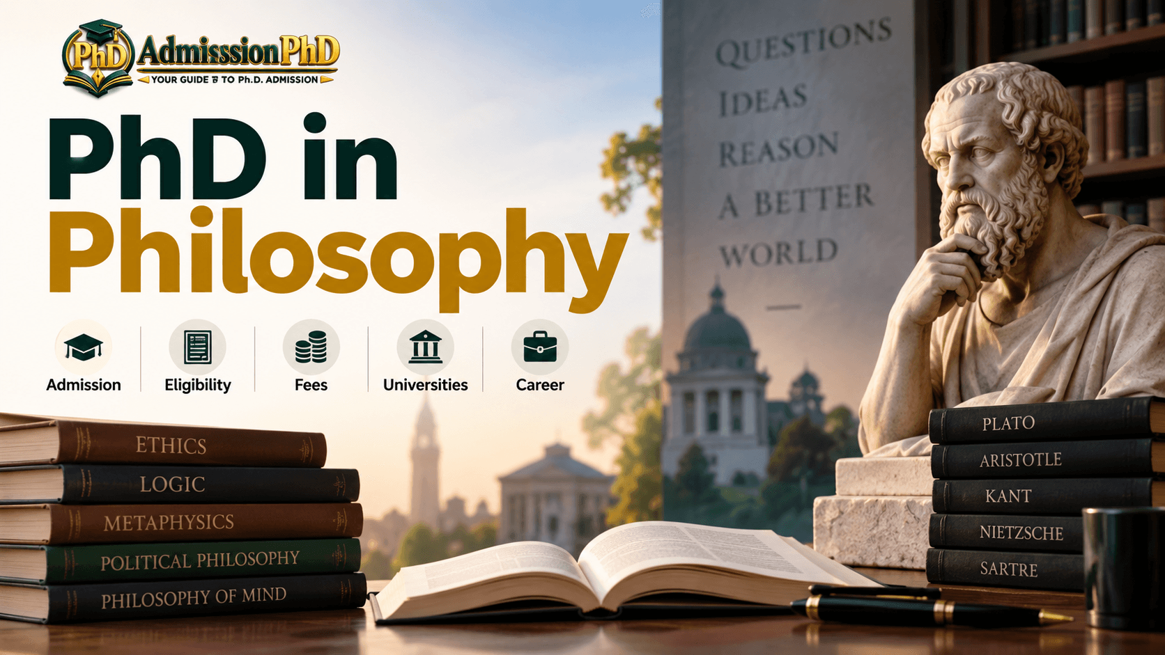 PhD in Philosophy: Admission, Eligibility, Fees & Career