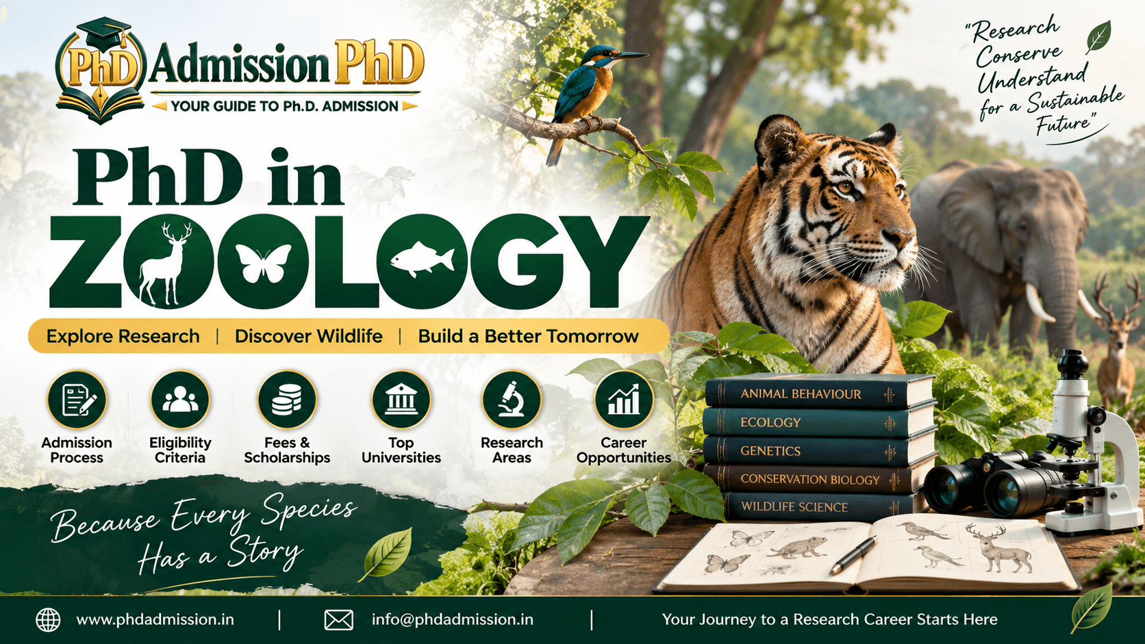 PhD in Zoology: Admission, Eligibility, Fees, Universities & Career 2026