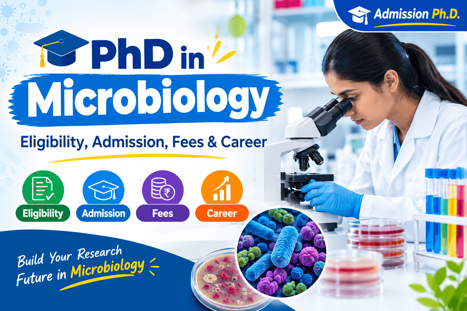 PhD in Microbiology: Eligibility, Admission, Fees & Career