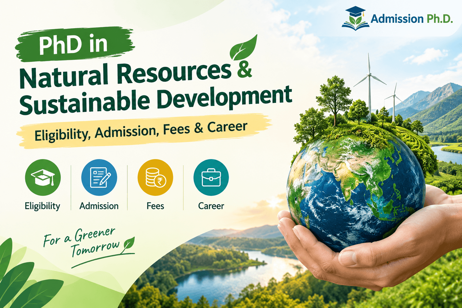 PhD in Natural Resources & Sustainable Development: Career