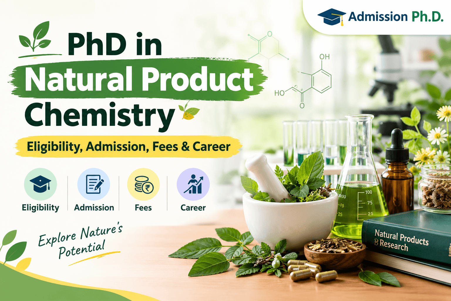 PhD in Natural Product Chemistry: Eligibility, Fees & Career