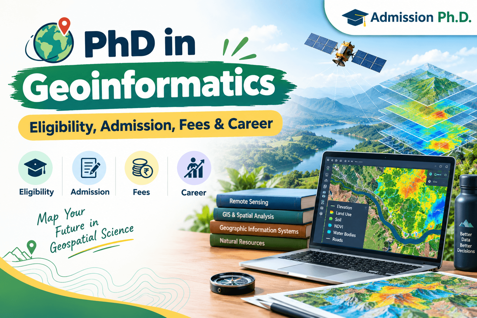 PhD in Geoinformatics: Eligibility, Admission, Fees & Career