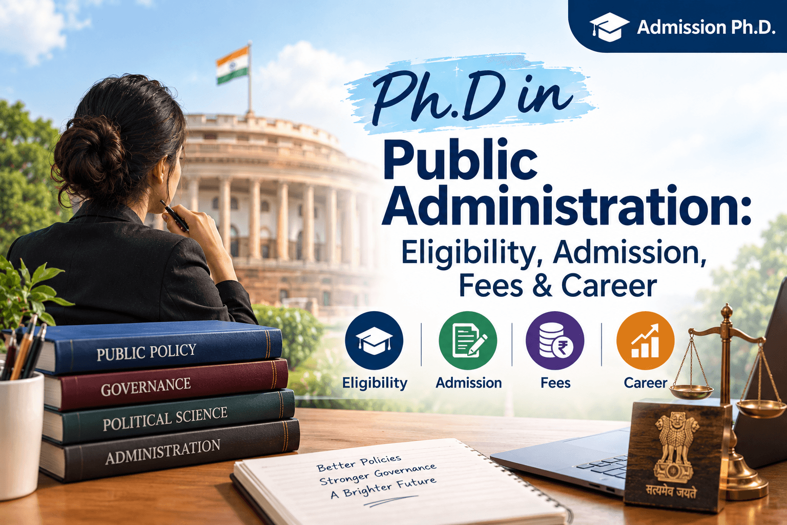 Ph.D. in Public Administration: Eligibility, Admission, Fees & Career