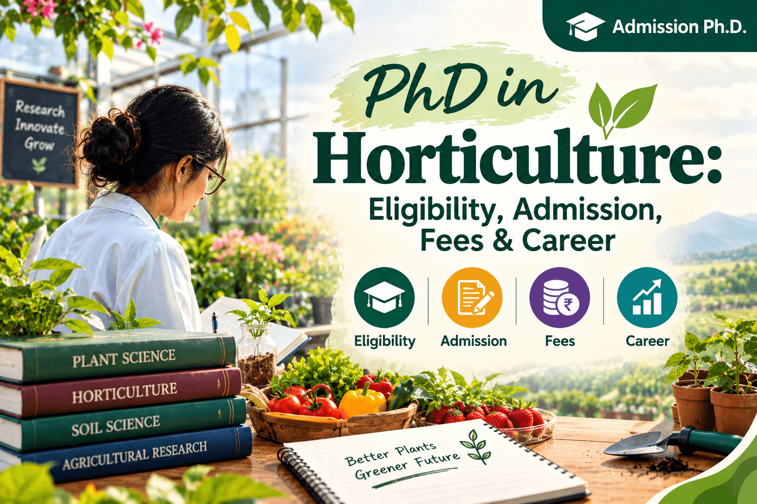 PhD in Horticulture: Eligibility, Admission, Fees & Career