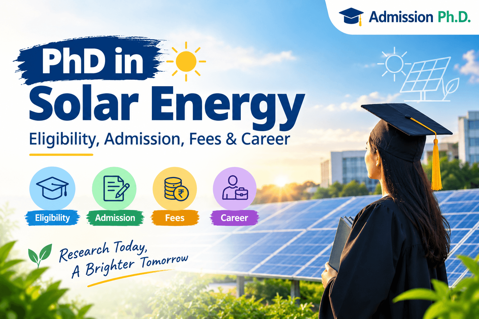 PhD in Solar Energy: Eligibility, Fees, Admission & Scope