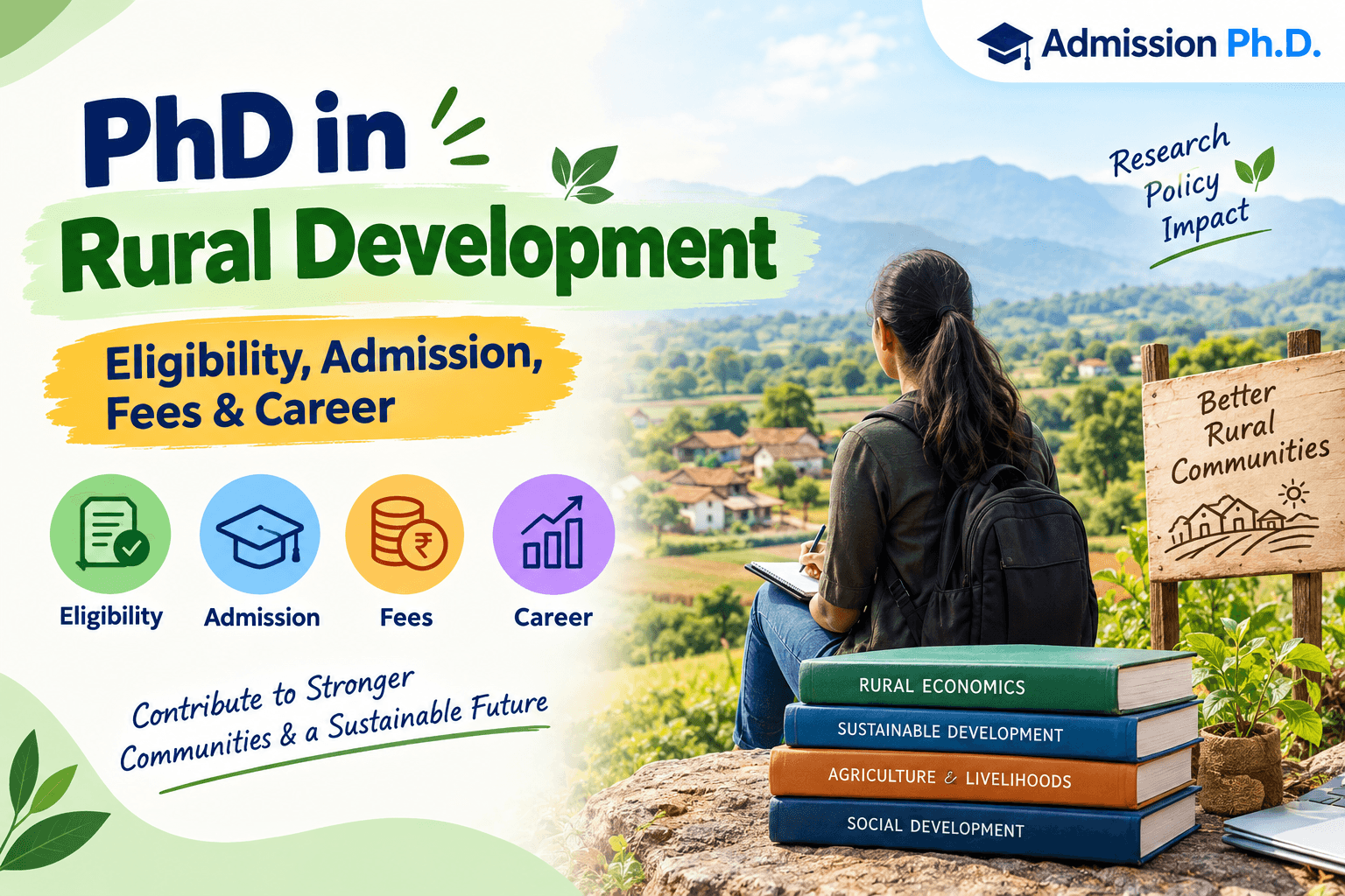 PhD in Rural Development: Eligibility, Fees & Admission