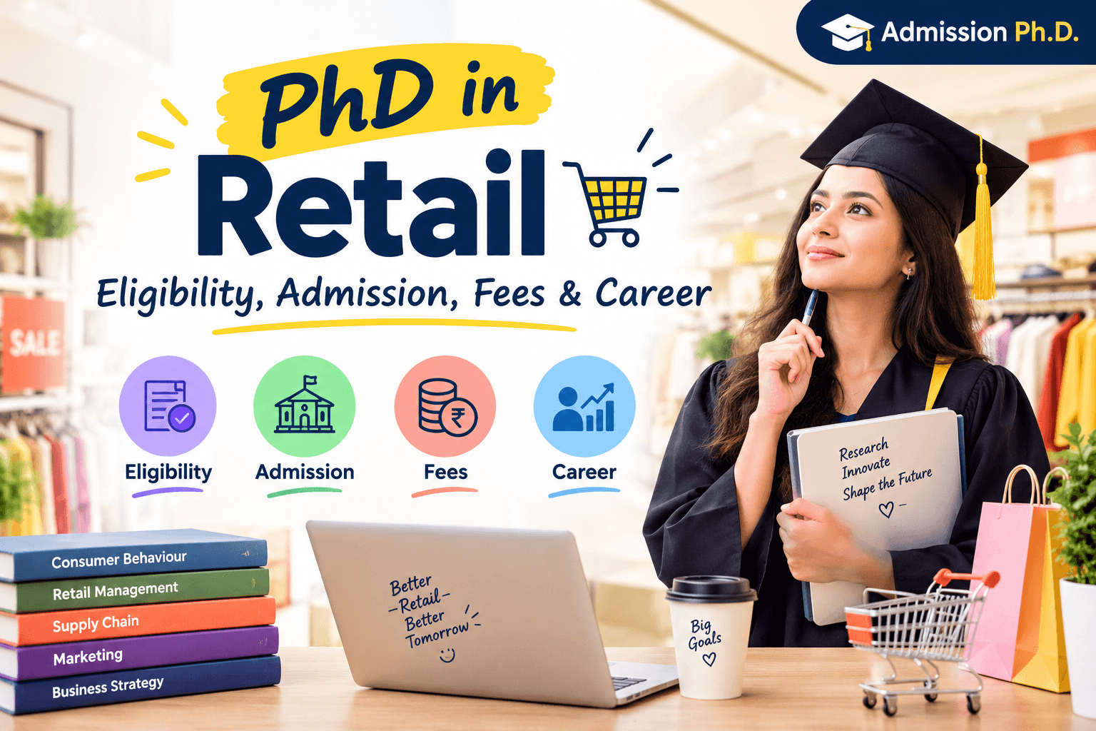 PhD in Retail: Eligibility, Fees, Admission & Career