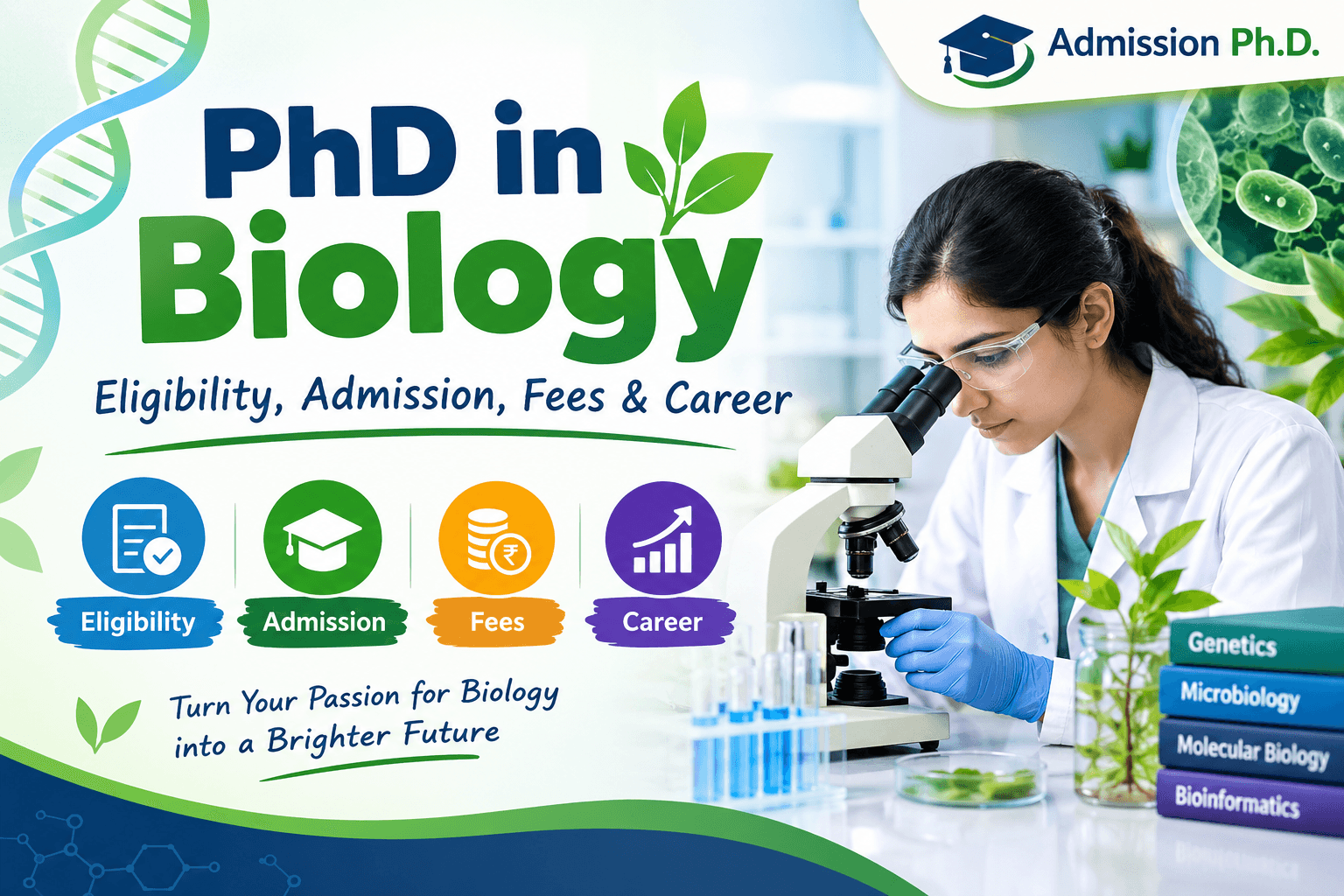 PhD in Biology: Eligibility, Admission , Syllabus & Career
