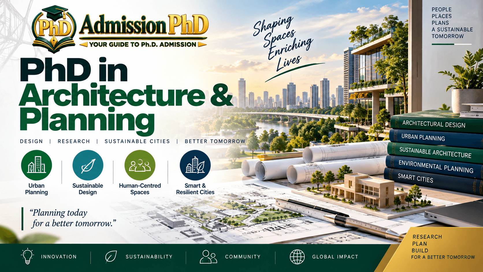 PhD in Architecture & Planning in India: Eligibility, Admission, Fees, Colleges & Career