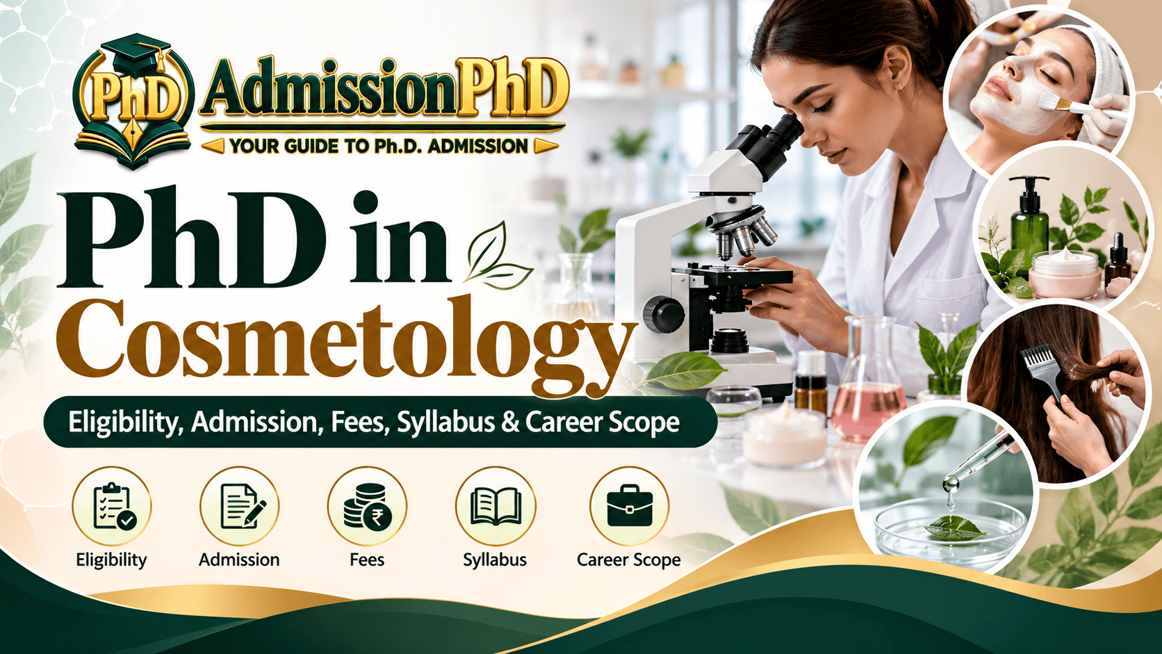 PhD in Cosmetology: Eligibility, Admission, Fees & Career