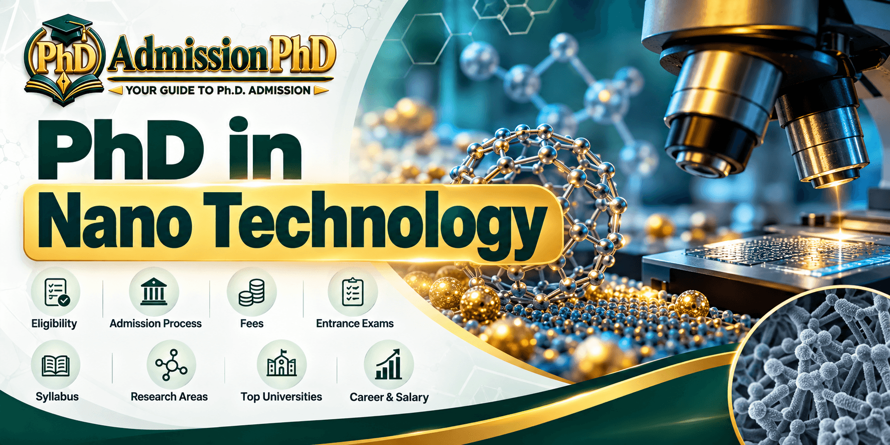 PhD in Nano Technology in India: Eligibility, Admission, Fees & Career