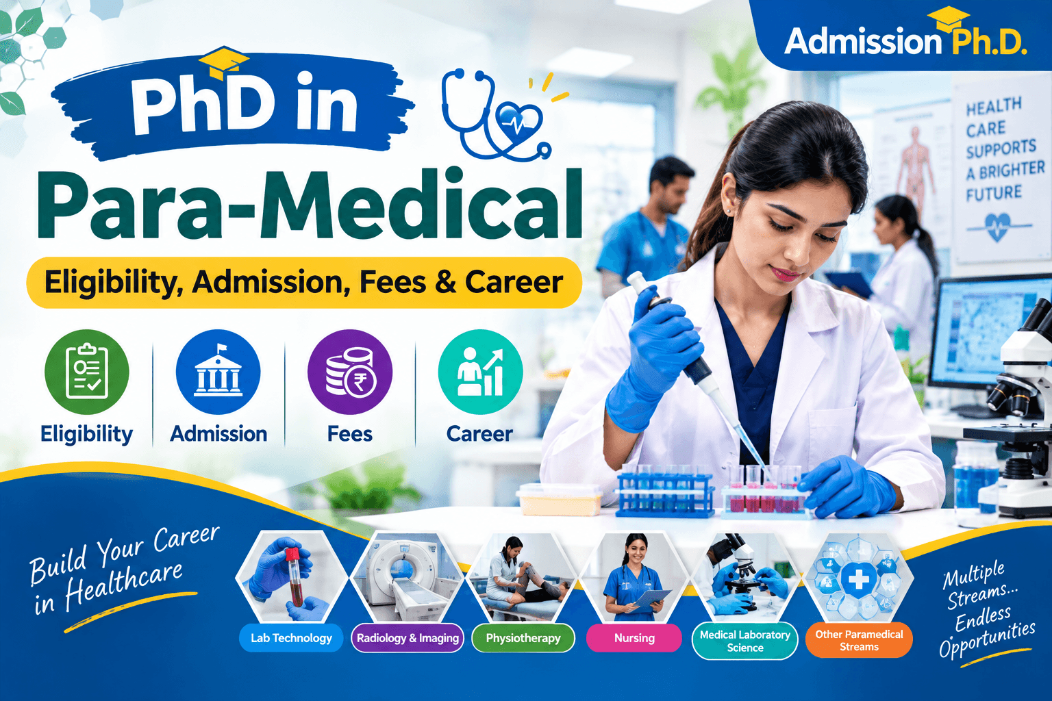 PhD in Para-Medical: Eligibility, Admission, Fees & Career