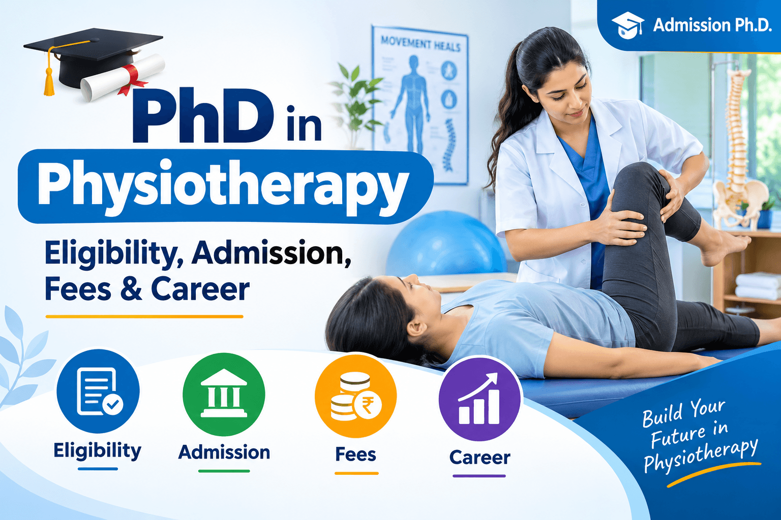 PhD in Physiotherapy in India: Fees, Admission & Career