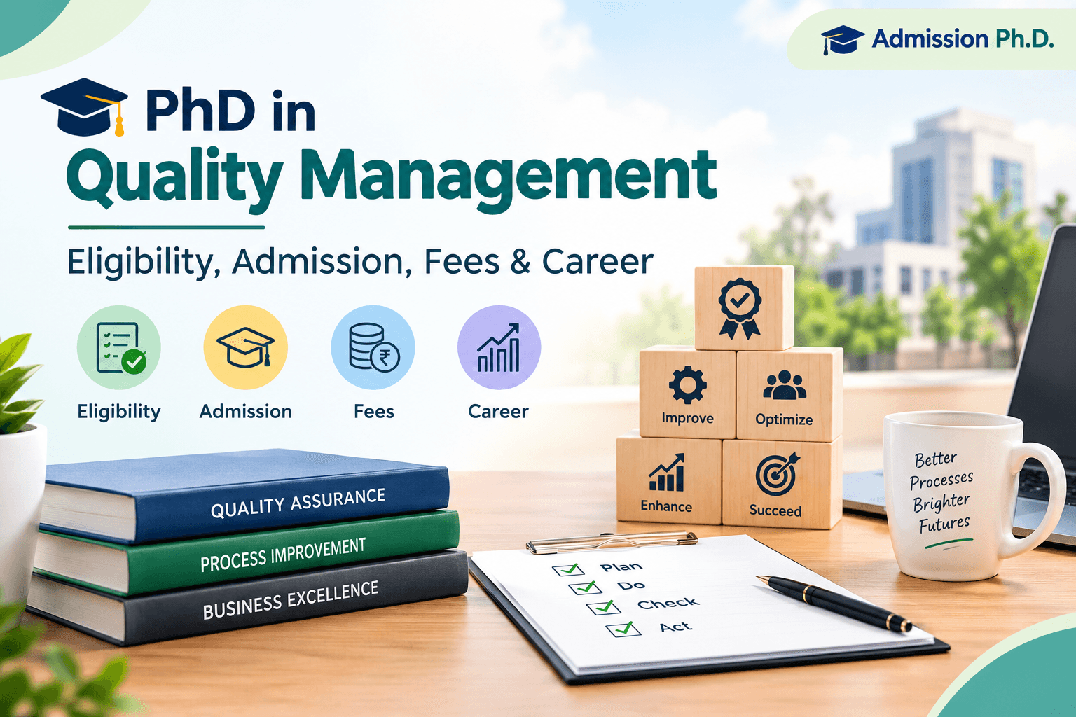 PhD in Quality Management in India: Admission & Career