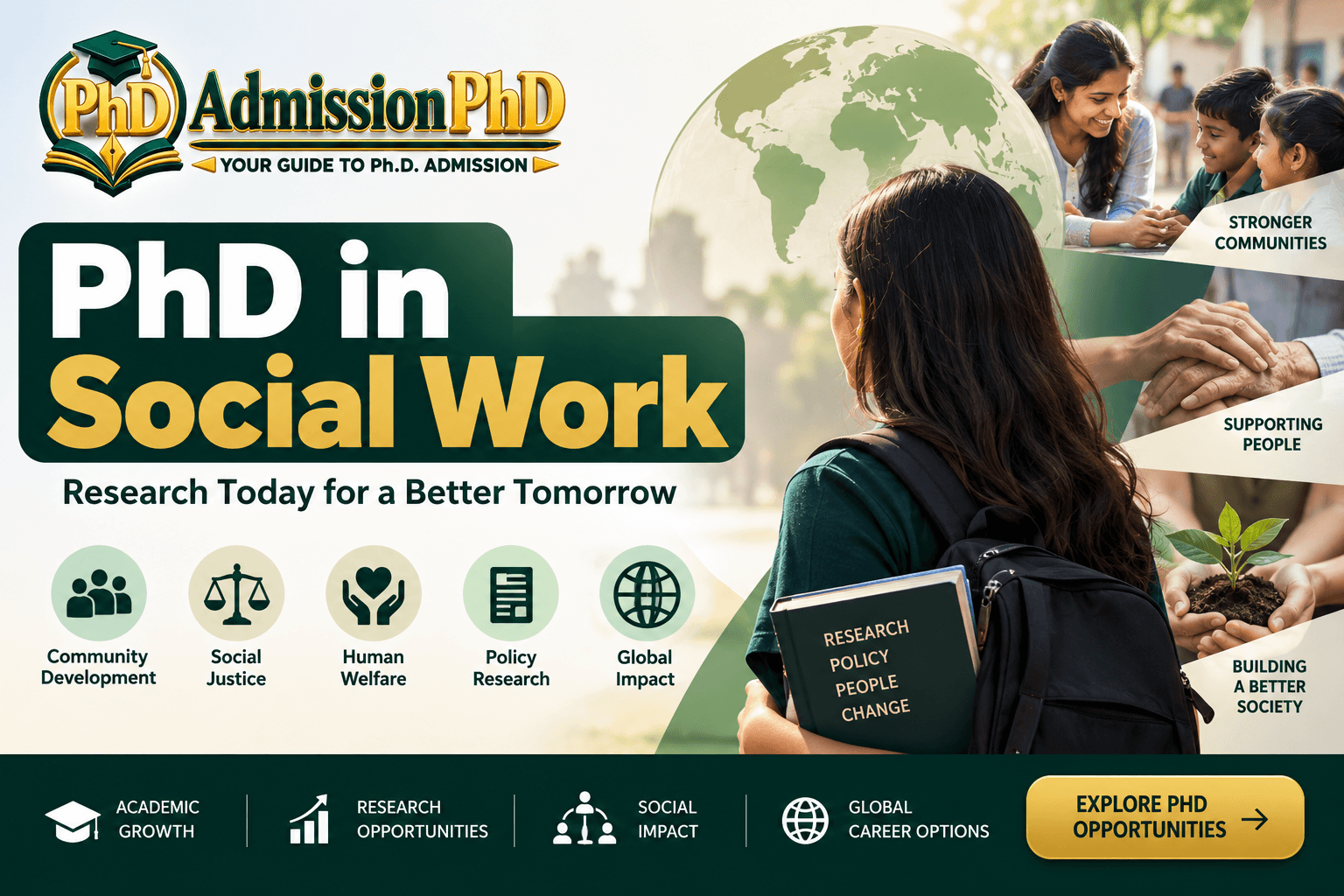 PhD in Social Work: Admission, Eligibility, Fees, Career & Salary