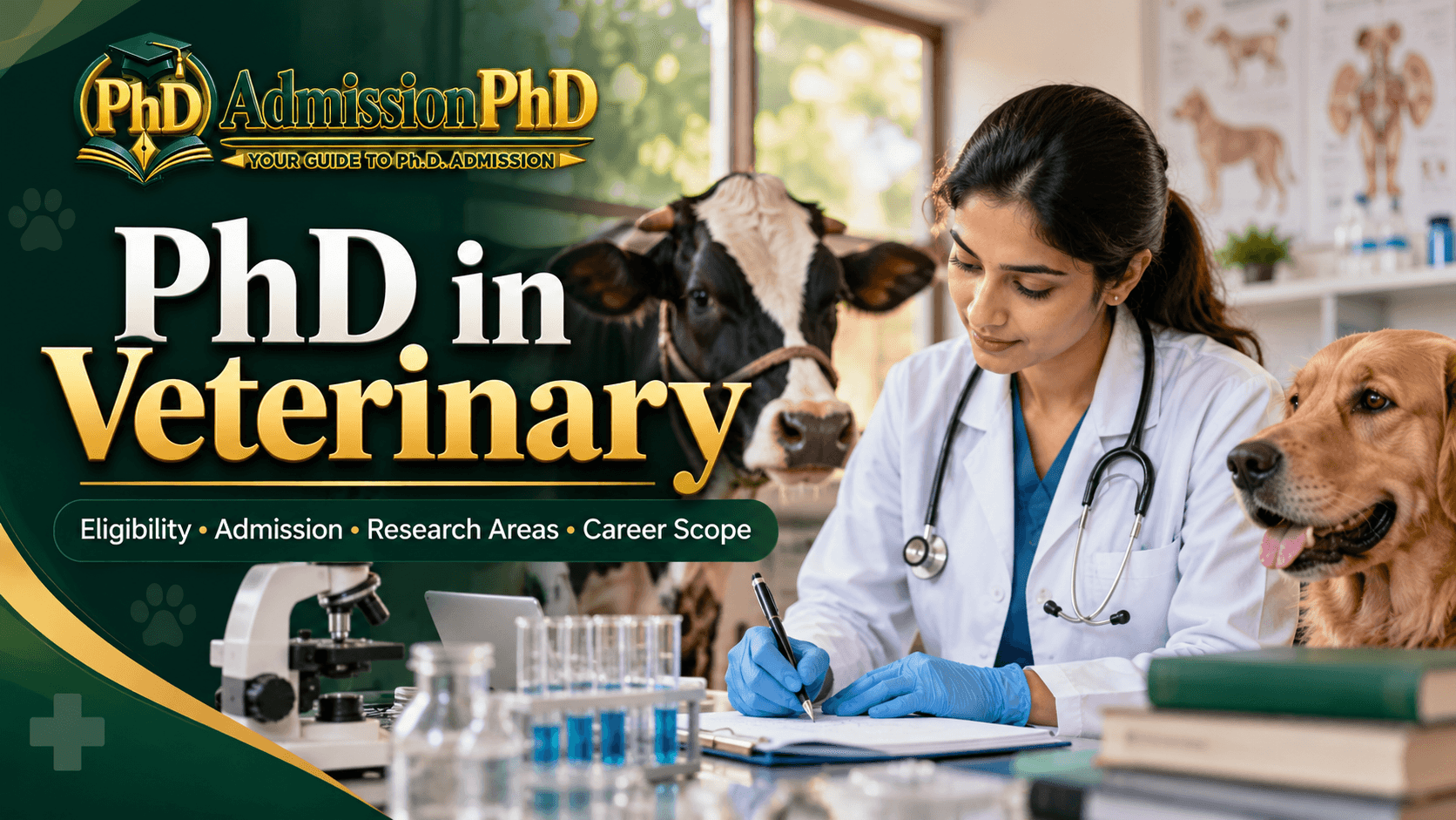 PhD in Veterinary: Eligibility, Fees, Admission & Career